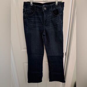 Democracy Women's Deep Indigo Straight Leg Jeans